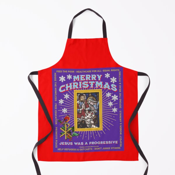 Item preview, PMD00065 Progressive Movement Designs Jesus was a progressive nativity bird Merry Christmas not ugly sweater for Christian progressives designed and sold by ProgressiveLeft.