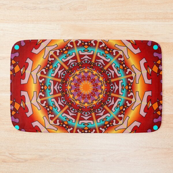 Item preview, Energized Psychedelic Fire Mandala designed and sold by DeevaValli.
