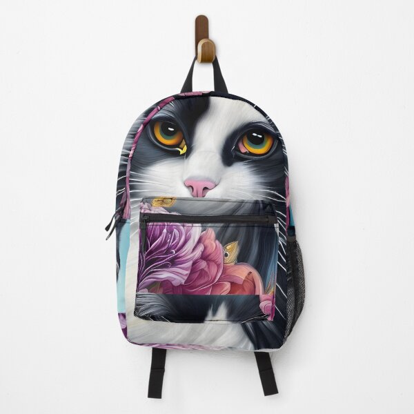 Item preview, Black and White Cat - Modern Digital Art designed and sold by Ai-michiart.