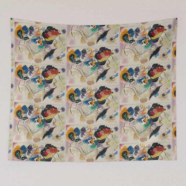 Item preview, Wassily Kandinsky Entwurf zu ‘Komposition VII’ (1913) | Wassily Kandinsky Paintings designed and sold by TeeARTHY.