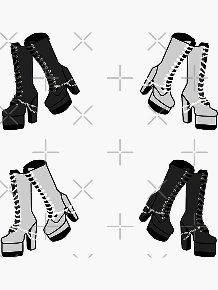 "Victorian Goth Shoes" Sticker for Sale by Calide Redbubble