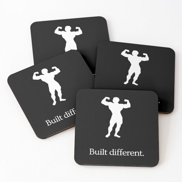 Item preview, Built Different - Gym Bodybuilding Fitness Motivation - Ad Parody - full body designed and sold by MillennialMemer.