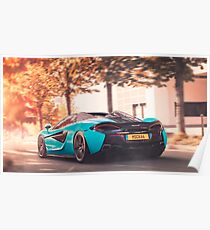 McLaren 570spyder stickers + posters Poster