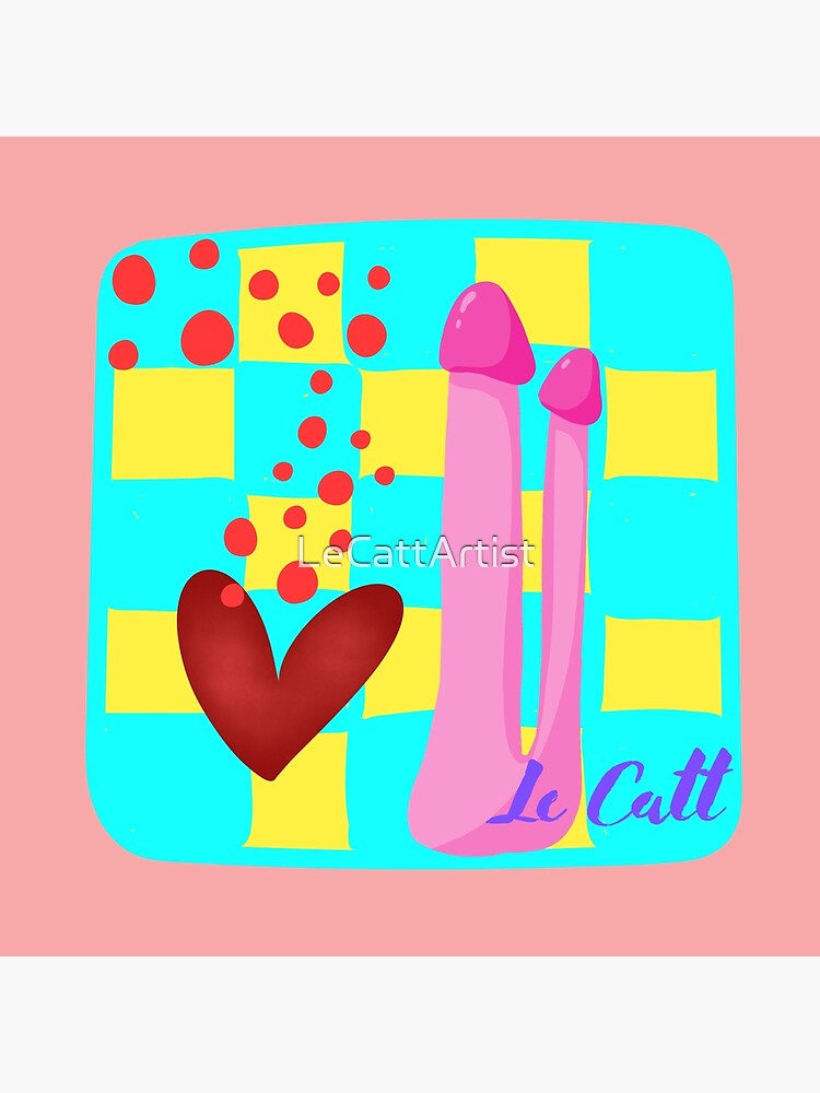 Heart Penis Art Board Prints for Sale | Redbubble