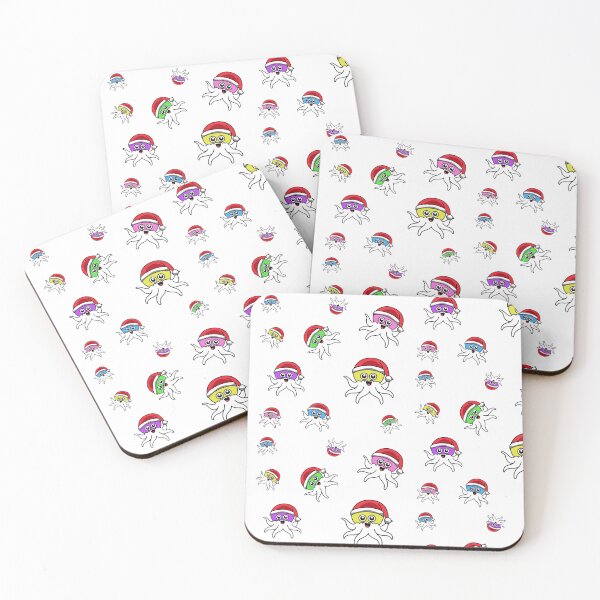 Item preview, Octopia-art santa stickers drawing designed and sold by Blondiabshop.