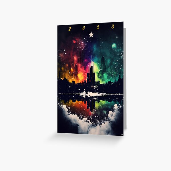 New Year's Day 2023 greeting card Greeting Card