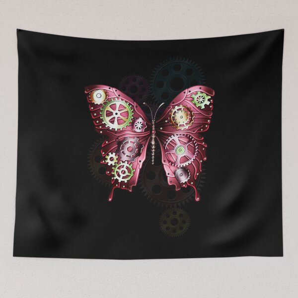 Item preview,    Engranajes Steampunk y mariposa designed and sold by Gothic Fantasy.