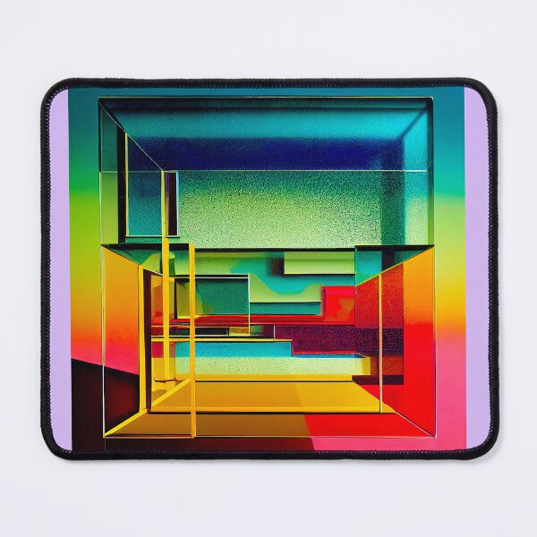 Item preview, Abstract Pop Art: Colorful 3D Cubism Design designed and sold by factory88.