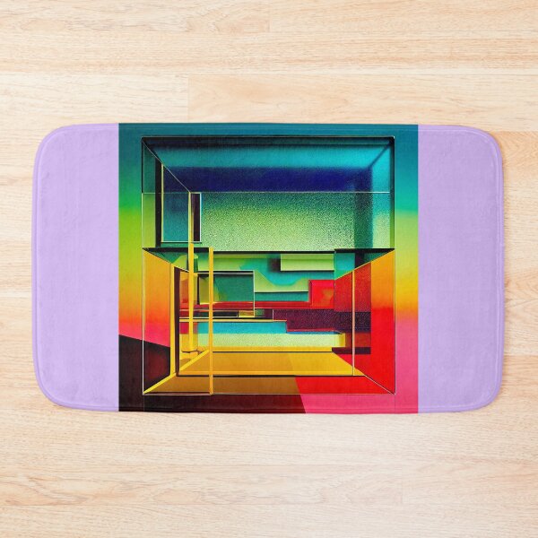 Item preview, Abstract Pop Art: Colorful 3D Cubism Design designed and sold by factory88.