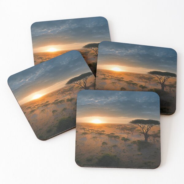 Item preview, African savanna sunset designed and sold by CreativeHabbit.