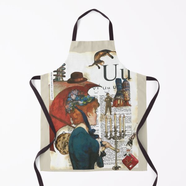 Item preview, Woman With Umbrella Louis Anquetin Dictionary Collage designed and sold by KathyGrippi.