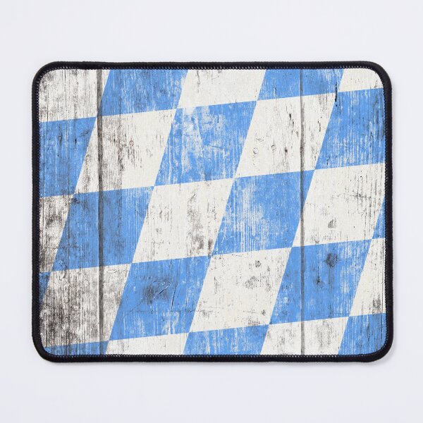 Item preview, oktoberfest with blue and white rhombus pattern wooden designed and sold by Pattern1design.