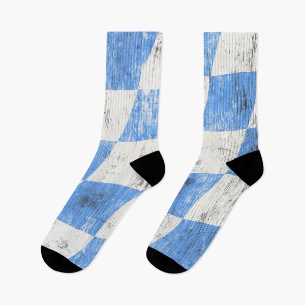Item preview, oktoberfest with blue and white rhombus pattern wooden designed and sold by Pattern1design.