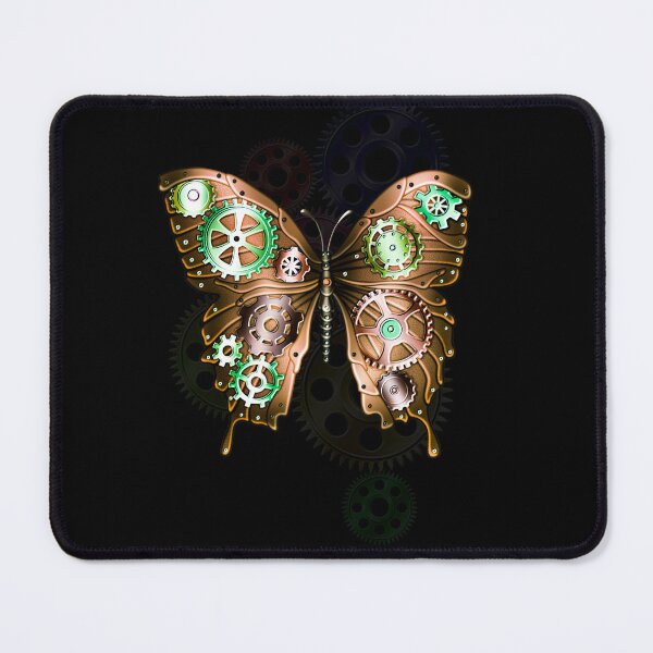 Item preview, Steampunk gears and butterfly designed and sold by Gothic Fantasy.