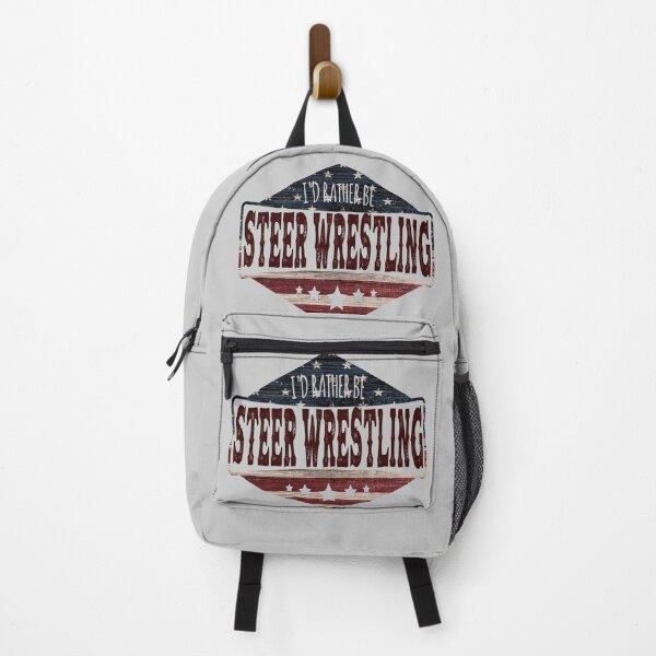 Item preview, I d Rather Be Steer Wrestling - American Flag designed and sold by handsoftime2020.