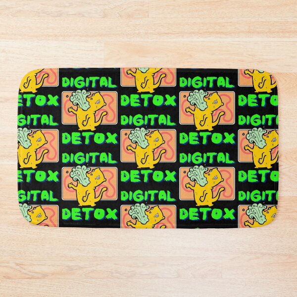 Item preview, DIGITAL DETOX CRAZY YELLOW CAT designed and sold by NOMADIC ART.
