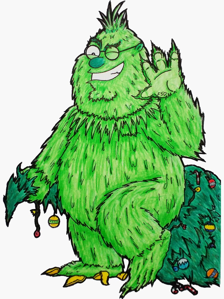 "Peter Grinchin" Sticker for Sale by Franksyd Redbubble