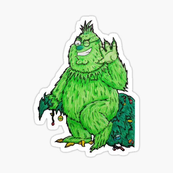 "Peter Grinchin" Sticker for Sale by Franksyd Redbubble