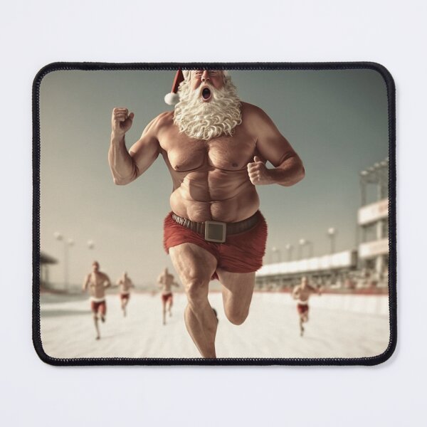 Item preview, Sprinting Santa designed and sold by AussieAck.