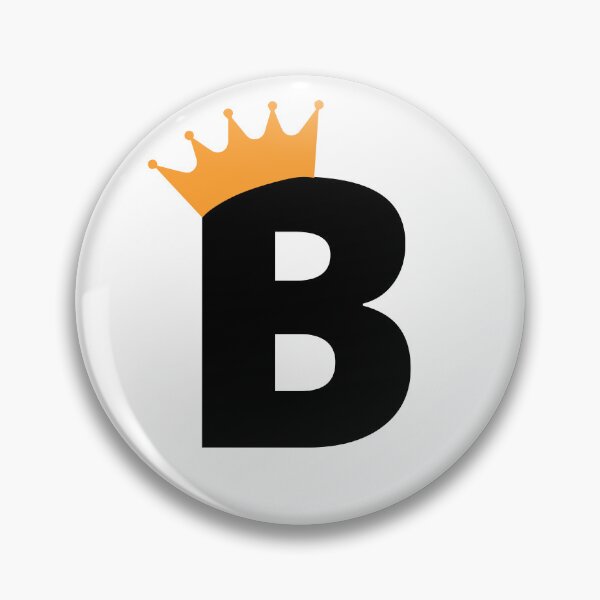 Item preview, Crowned Monogram Letter B designed and sold by Coffee Lifestyle.