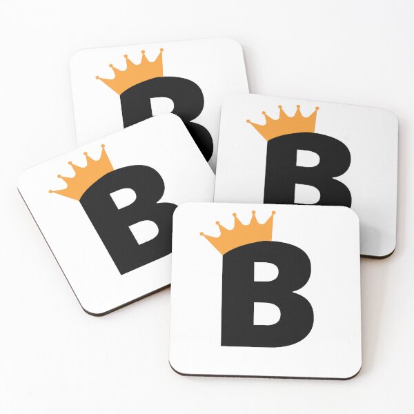 Item preview, Crowned Monogram Letter B designed and sold by Coffee Lifestyle.