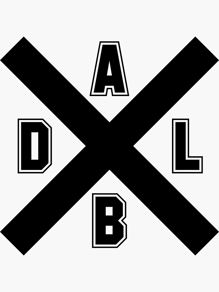 "ABDL X Cross" Sticker for Sale by AlwaysDiapered Redbubble