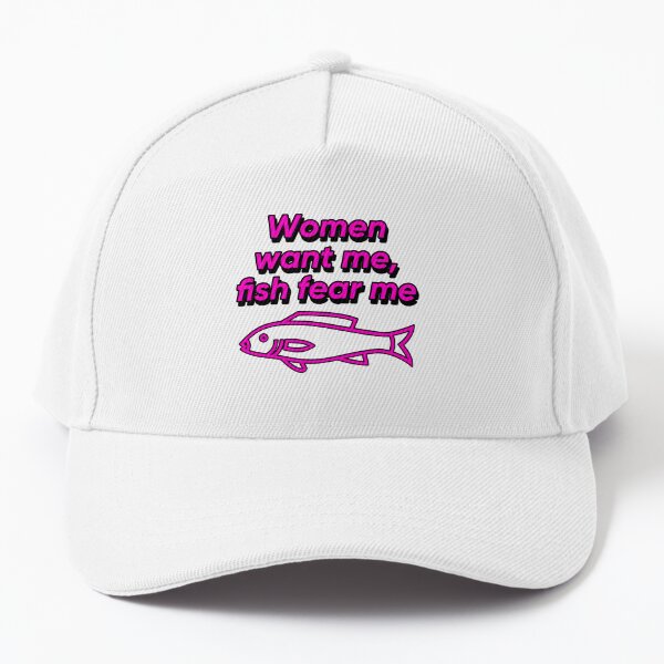 Fish Want Me Men Scare Me Vintage Fishing Hat for Women Funny
