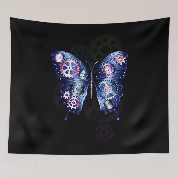 Item preview,   Engranajes Steampunk y mariposa designed and sold by Gothic Fantasy.