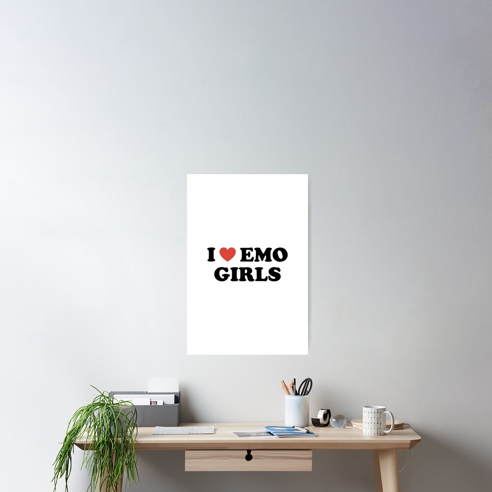 I Love Emo Girls Essential T-Shirt for Sale by atoprac59