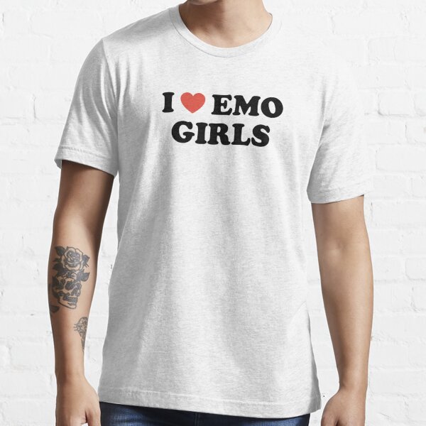 I Heart Emo Girls Tee I Love Emo Girls T-Shirt I Heart -  Portugal