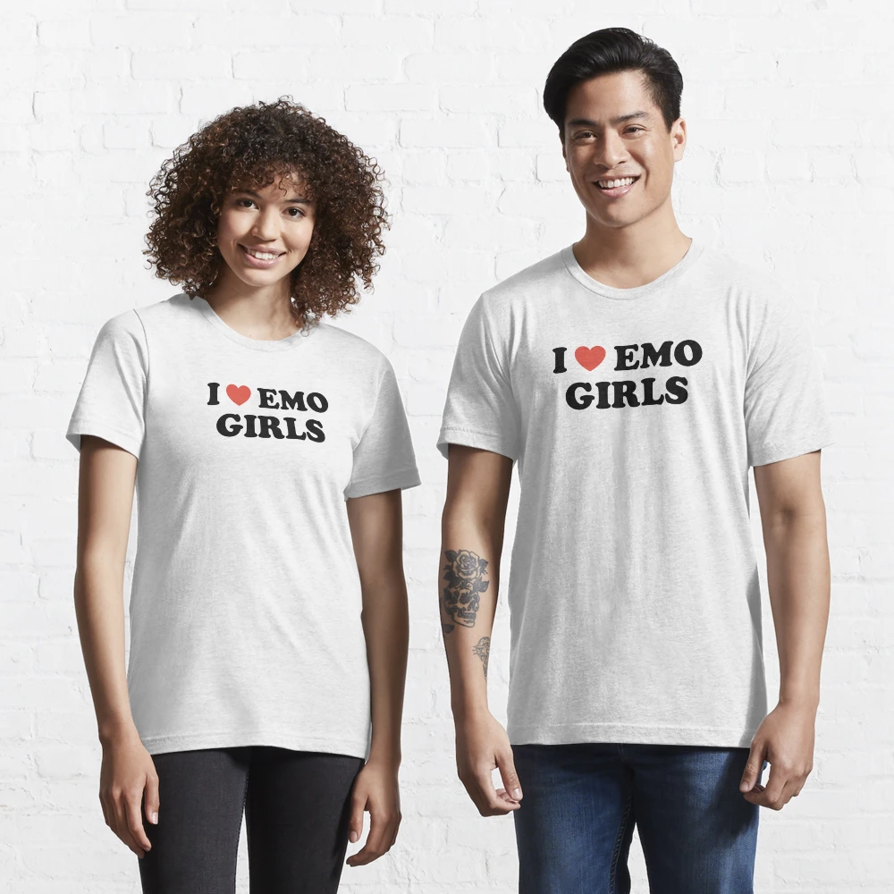 I Love Emo Girls Essential T-Shirt for Sale by atoprac59