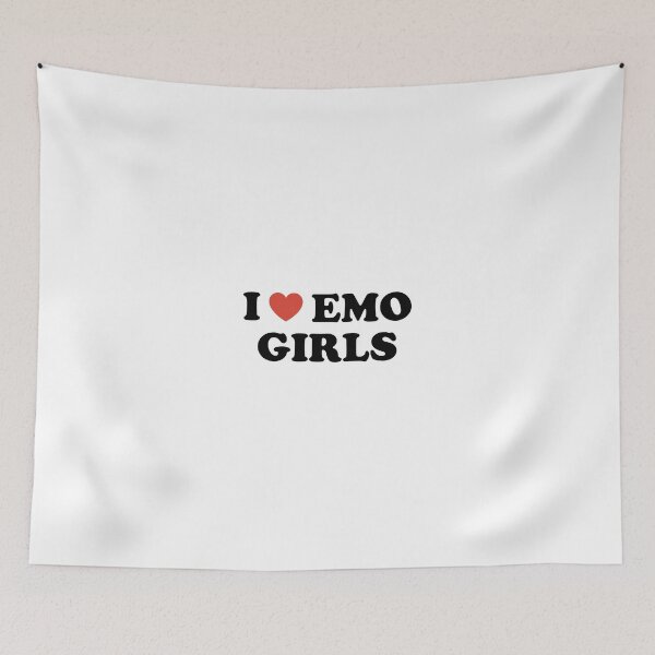 Item preview, I Love Emo Girls designed and sold by walepave.