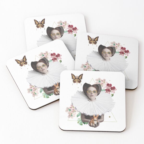 Item preview, Child queen with rabbit and butterfly surrounded by flowers designed and sold by Rob-Son.