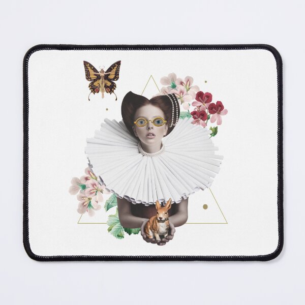 Item preview, Child queen with rabbit and butterfly surrounded by flowers designed and sold by Rob-Son.