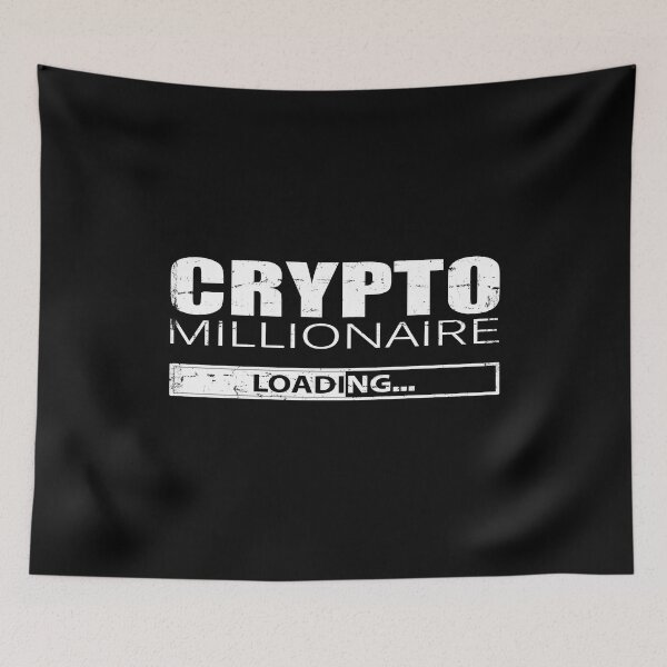 Item preview, Funny Crypto Millionaire Loading designed and sold by uFit.