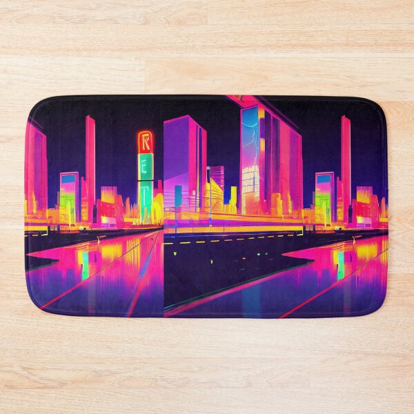 Artikelvorschau, Wichita Neon Vaporwave entworfen und verkauft von ComicsFactory.
