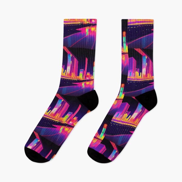 Item preview, Wichita Neon Vaporwave designed and sold by ComicsFactory.
