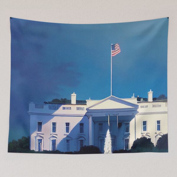 Item preview, White House. Painting designed and sold by ComicsFactory.