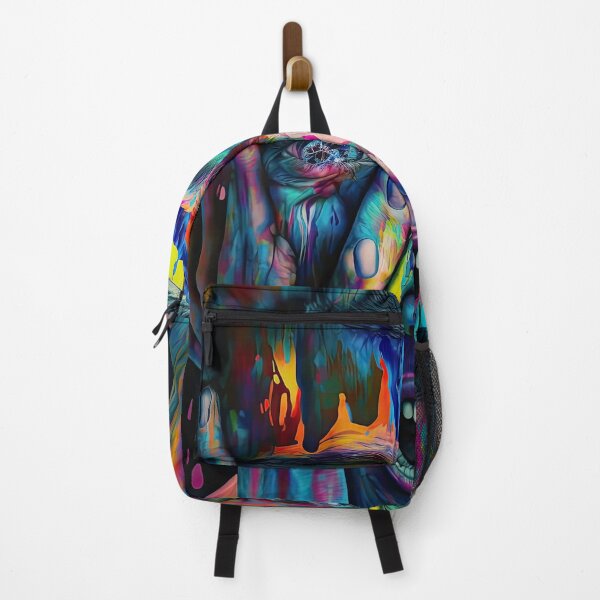 Item preview, Weird bizarre art with colorful anxiety human designed and sold by mrlongfield.