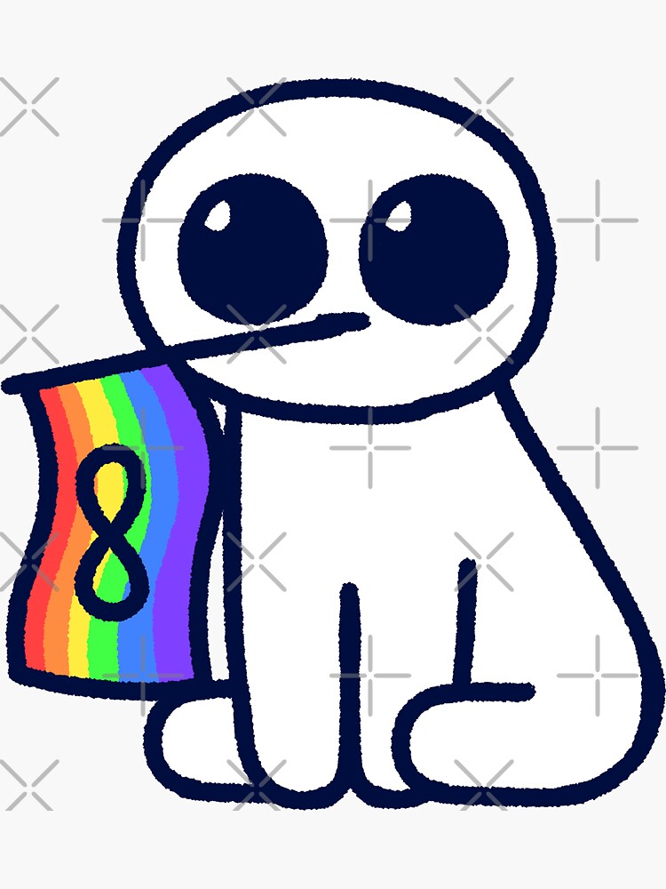 YIPEEE TBH Autism Creature Pride Matt Stickers Gay Trans -  Sweden