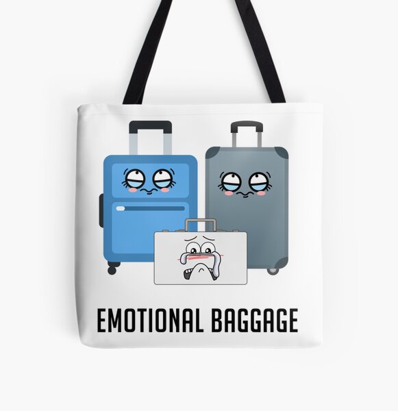 Blue College Tote Bag Emotional Baggage - PLOR