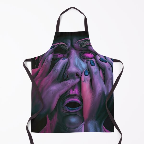Item preview, Weird bizarre art with colorful anxiety human designed and sold by mrlongfield.