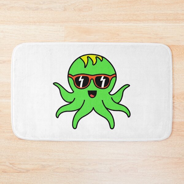 Item preview, Octopia-art with sunglasses drawing designed and sold by Blondiabshop.