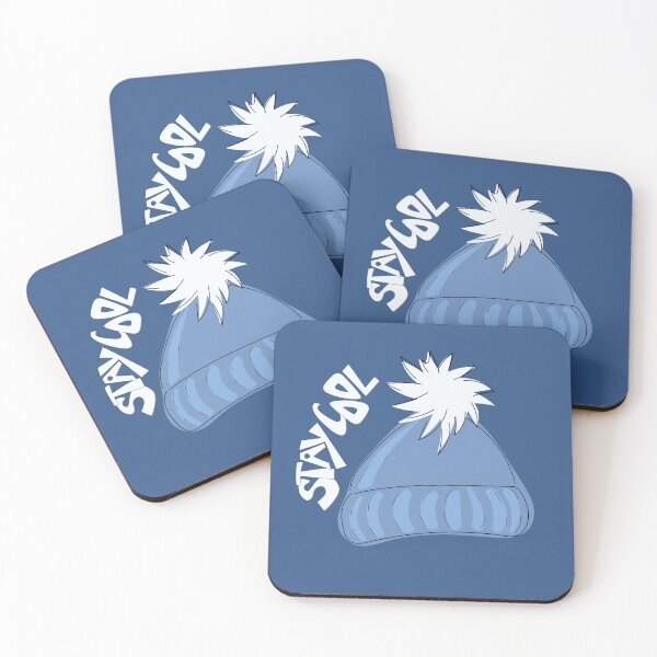 Item preview, Whimsical cartoon toque with Stay Cool illustrated text  designed and sold by AngelDawnDesign.