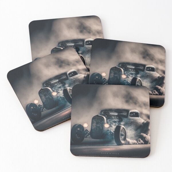 Item preview, Hot Rod Burnout #8, a perfect gift for all American Muscle Car fans designed and sold by RodZnRoll.