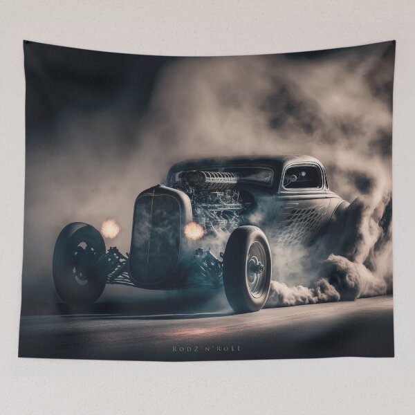 Item preview, Hot Rod Burnout #8, a perfect gift for all American Muscle Car fans designed and sold by RodZnRoll.