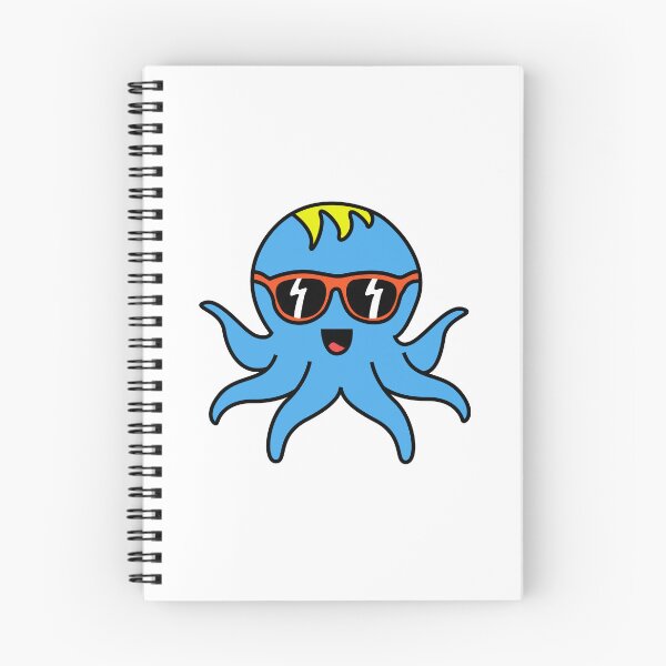 Item preview, Octopia-art with sunglasses drawing designed and sold by Blondiabshop.
