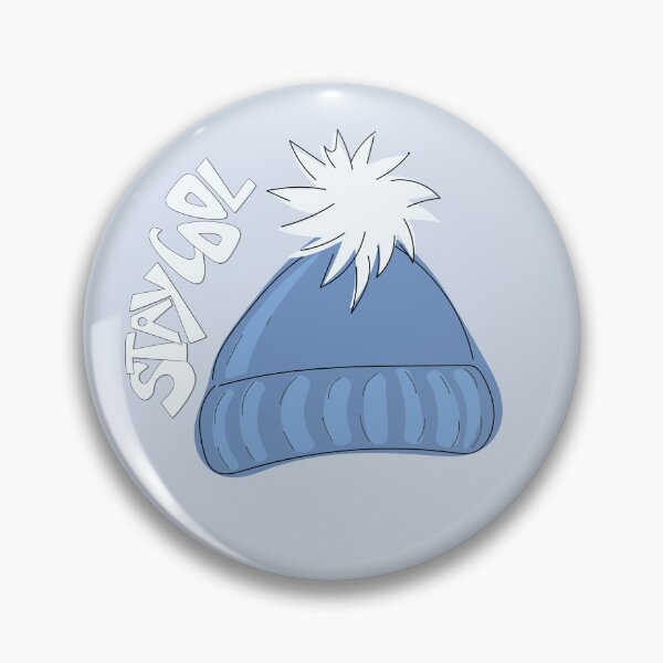 Item preview, Whimsical cartoon toque with Stay Cool illustrated text  designed and sold by AngelDawnDesign.