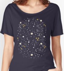 cosmos and stars Women's Relaxed Fit T-Shirt