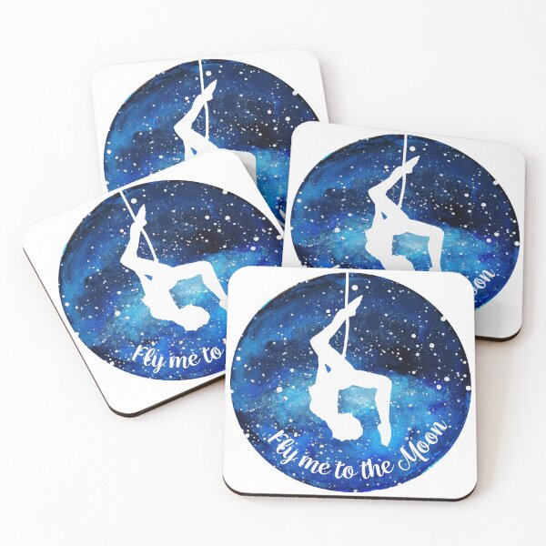 Item preview, Fly Me To The Moon Aerial Hoop designed and sold by PoleLife.